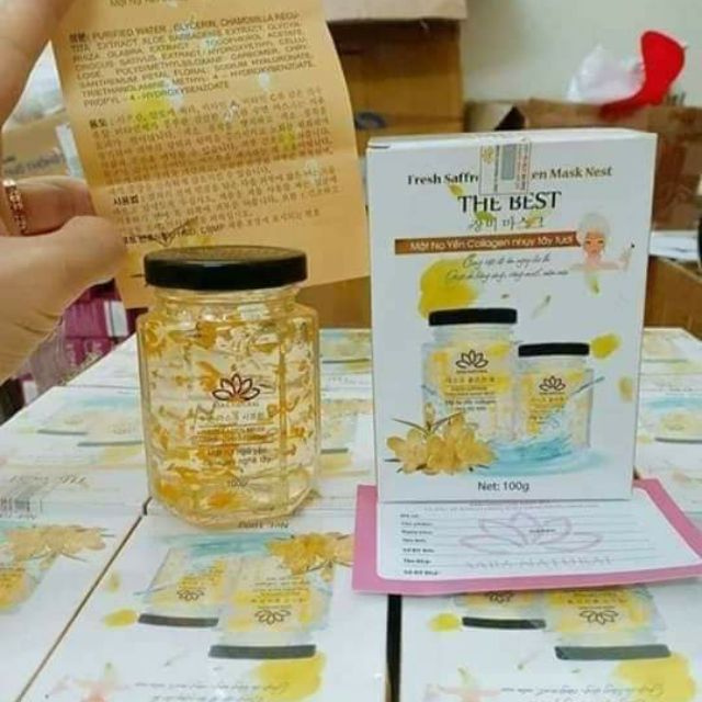 Mặt nạ ngủ collagen tổ yến tươi