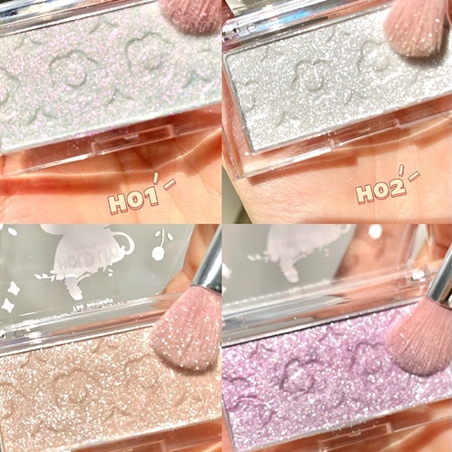 Phấn Bắt Sáng HOLD LIVE 4 Màu Tùy Chọn Ánh Ngọc Trai Lấp Lánh