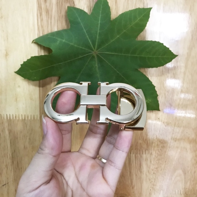 Mặt khóa đầu dây nịt nam chữ a siêu đẹp trơn GN8