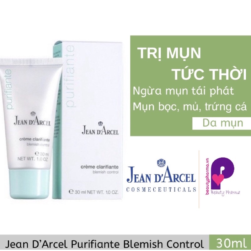 [CHÍNH HÃNG PHÒNG KHÁM DA]Kem ngừa mụn Jean D'Arcel Blemish Control