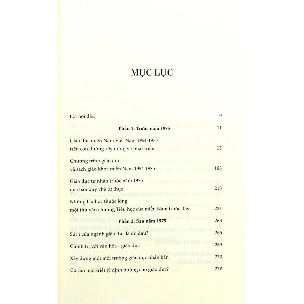Sách Bàn Về Giáo Dục Việt Nam Trước Và Sau Năm 1975