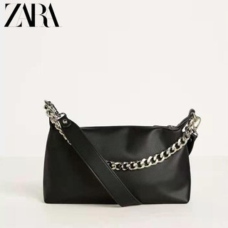 Zara túi xách đeo vai phối dây xích thời trang dành cho nữ