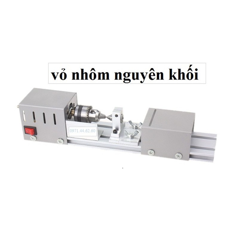 Máy tiện gỗ mini - Máy đánh bóng hạt gỗ