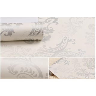 Decal giấy dán tường châu âu bạc