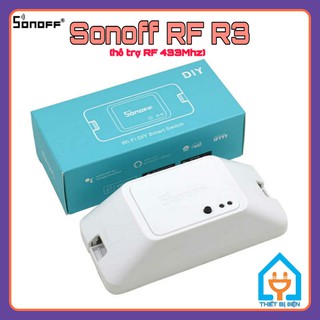 SONOFF BASIC RF R3 (QUỐC TẾ), Công tắc Wifi, Công tắc điều khiển từ xa thông minh qua điện thoại, có hỗ trợ sóng RF 433