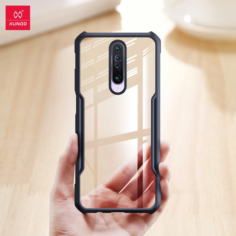 XUNDD Ốp Điện Thoại Trong Suốt Có Túi Khí Chống Sốc Sang Trọng Cho Redmi K30 5G 4G