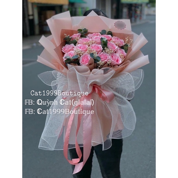Bó hoa sáp 7 lớp (ảnh thật của shop)