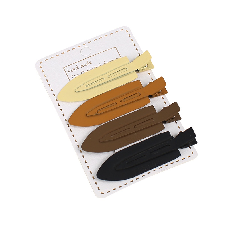 Set 4 Kẹp Tóc Nữ Hình Chữ V Đơn Giản