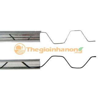 Thanh nẹp ziczac chống gỉ và sợi gài ziczac - 40m - FICOCO - Căng gài màng nylon nhà kính