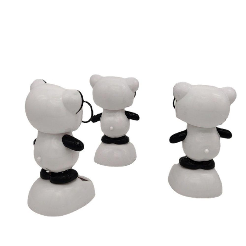 Rebuy1 Đồ Chơi Gấu Trúc Chạy Bằng Năng Lượng Mặt Trời Trang Trí Nội Thất Xe Hơi