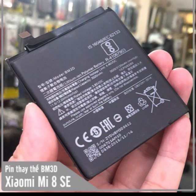 Thay pin Mi 8 SE/ Mi8 SE (BM3D), 3020mAh bảo hành 6 tháng