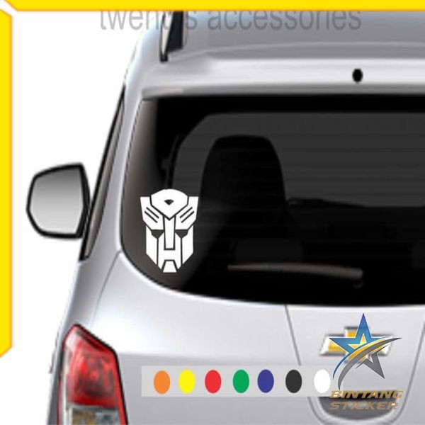 Sticker Dán Trang Trí Cửa Sổ Xe Hơi Hình Transformer