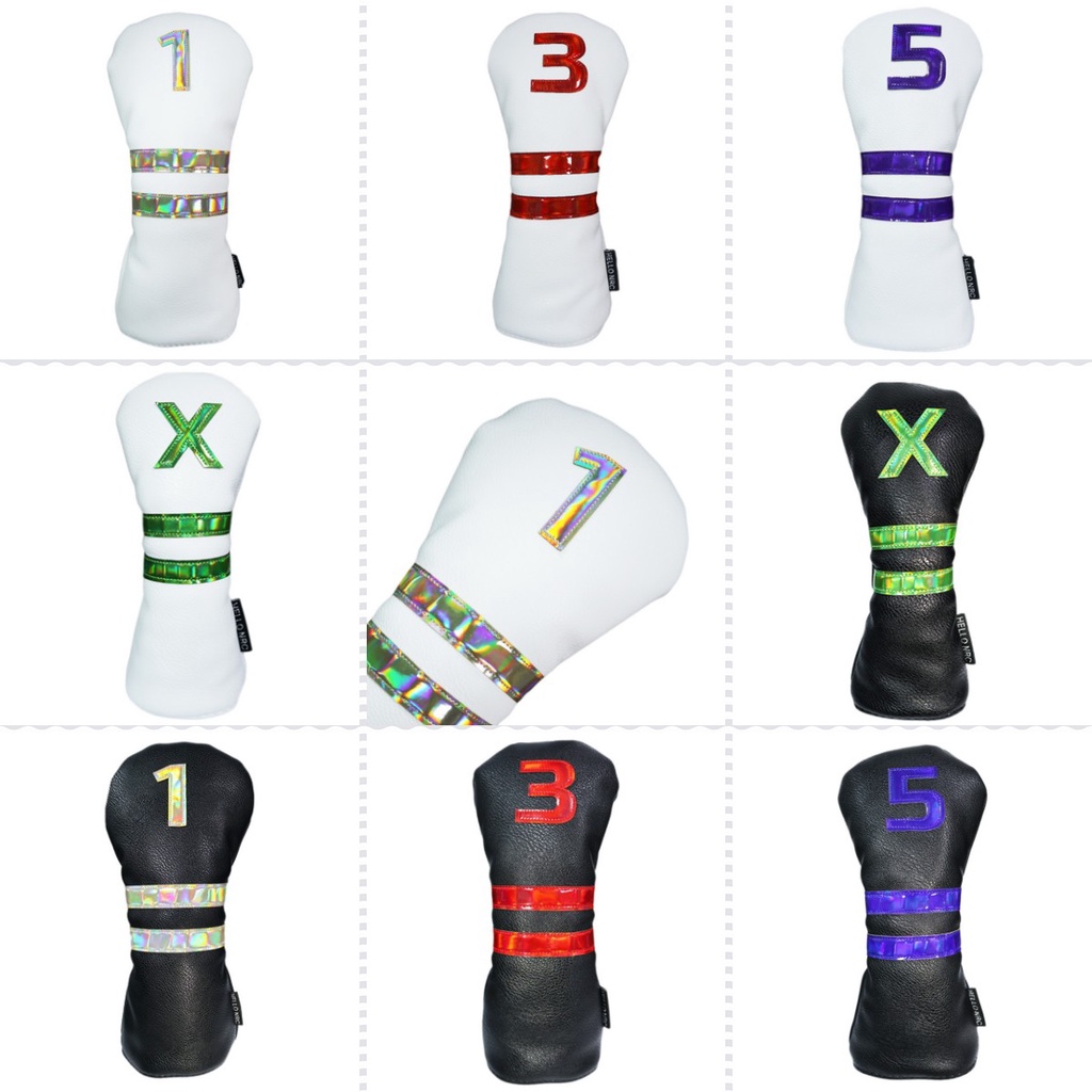 Vỏ bọc bảo vệ đầu gậy đánh golf bằng da PU bền chống trầy xước cổ dài