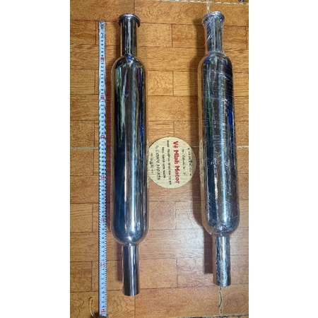 Pô cổ chai inox husky125,gd110,wolf,bonus,dealim