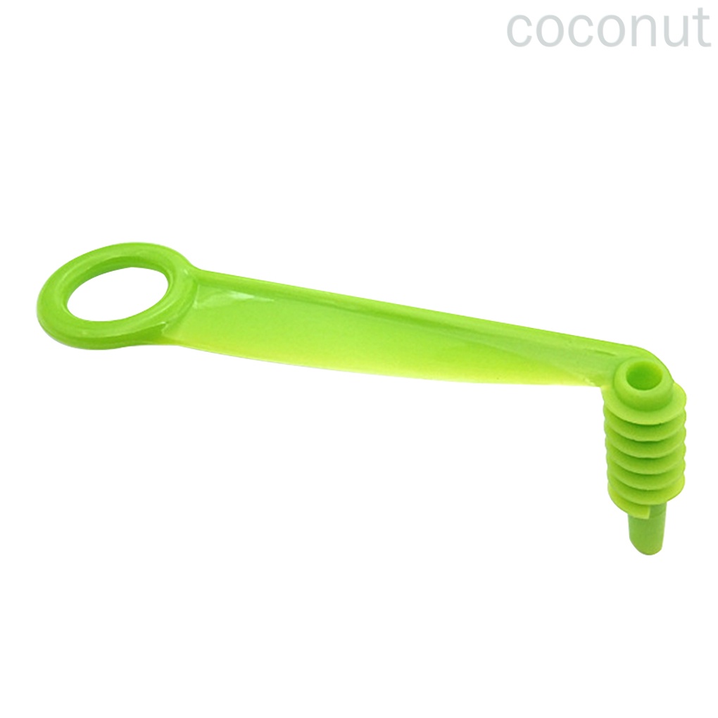 Dụng Cụ Cắt Lát Trái Cây Hình Xoắn Ốc Cầm Tay Bằng Nhựa Màu Ngẫu Nhiên