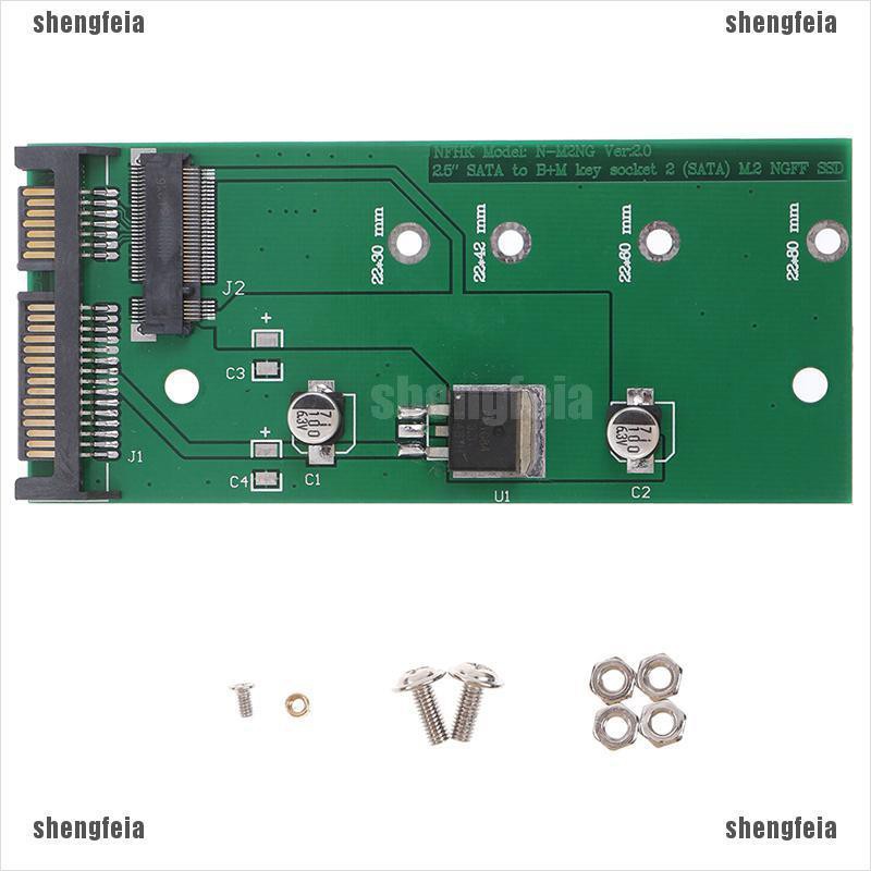 Card Chuyển Đổi Shengfeia Ngff (m2) Ssd Sang 2.5 Inch Sata Adapter M.2 Ngff Ssd Sang Sata3