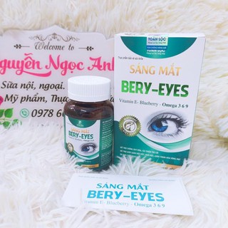 Viên uống sáng mắt Bery Eyes hộp 30 viên