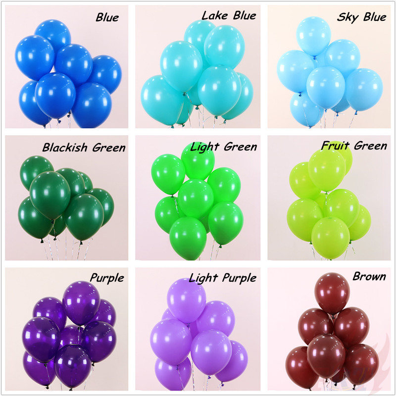 Bong bóng cao su dày 10inch ánh ngọc trai trang trí tiệc sinh nhật/tiệc cưới