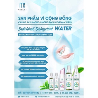 Combo 5 xịt kháng khuẩn - diệt 99% vi khuẩn