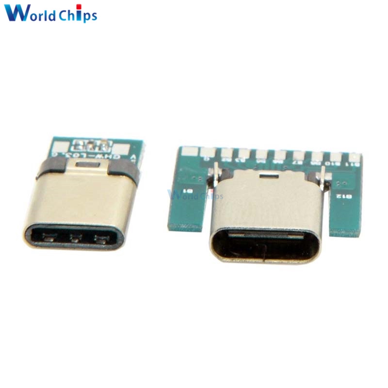Bản Mạch Kết Nối USB-C Type C USB 3.1 24 Pin Ổ Cắm Type-C