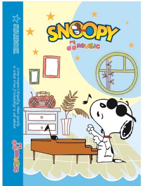 Tập học sinh Snoopy, 80gsm, 96trang( 10 quyển / bloc)