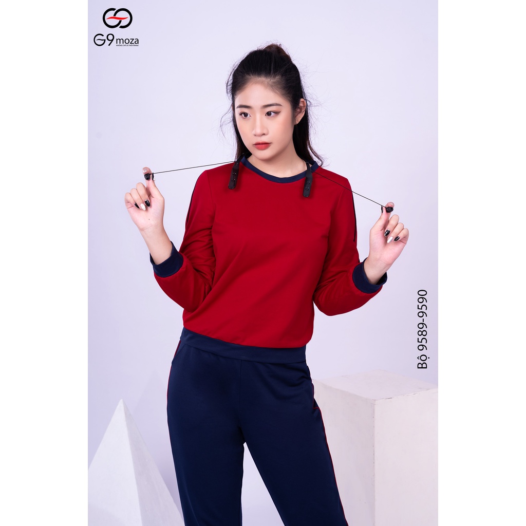 Bộ cotong da cá nữ 9589-9590 G9moza