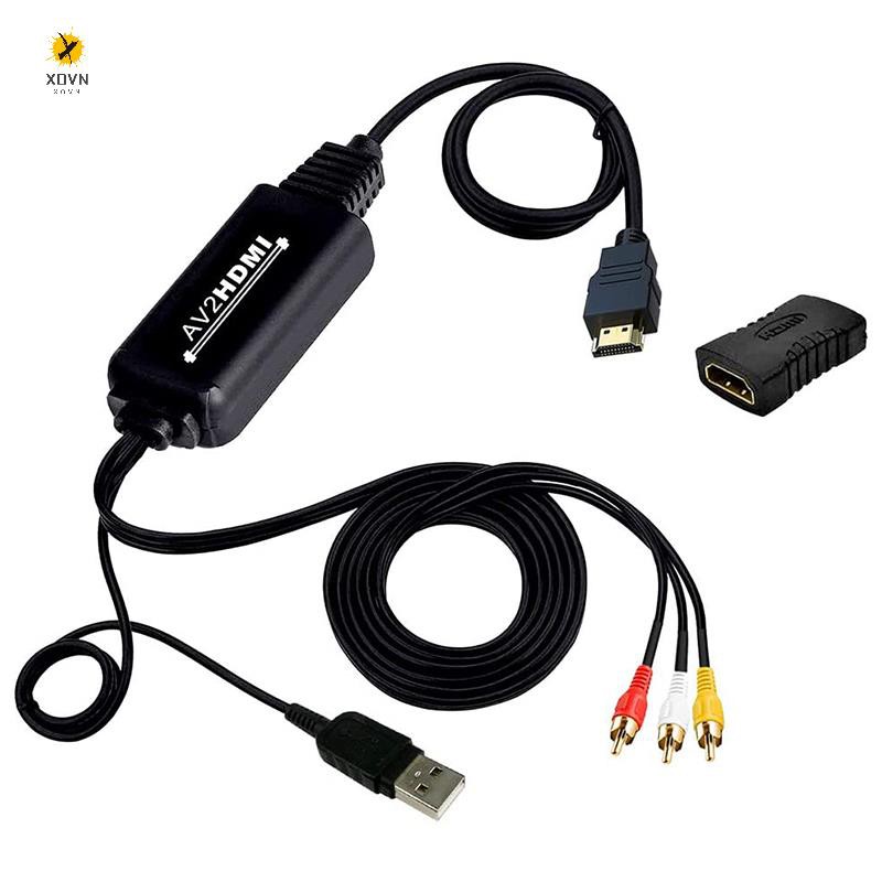 Cáp Chuyển Đổi Rca Sang Hdmi 1080p Hỗ Trợ Tv Pcoku,Dvd # X0Vn