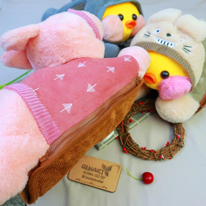 Túi sưởi ấm hình thú bông , túi chườm điện cute