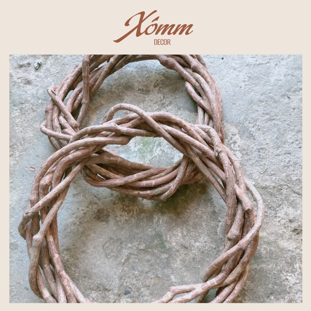 Cuộn dây xoắn rừng tự nhiên  trang trí decor, làm cây leo giả, tạo hình chậu hoa, chậu lan