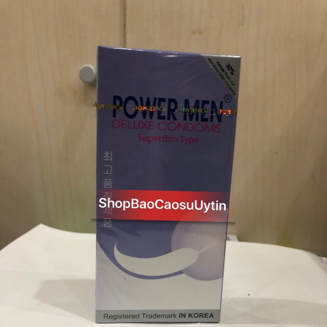 Bao cao su Power men superthin type