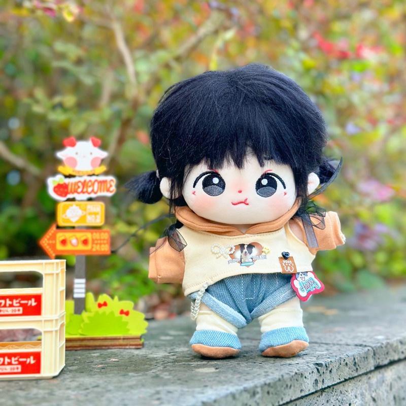 Doll nữ tóc tơ không thuộc tính 20cm - Búp bê không thuộc tính tóc tơ 20cm có xương