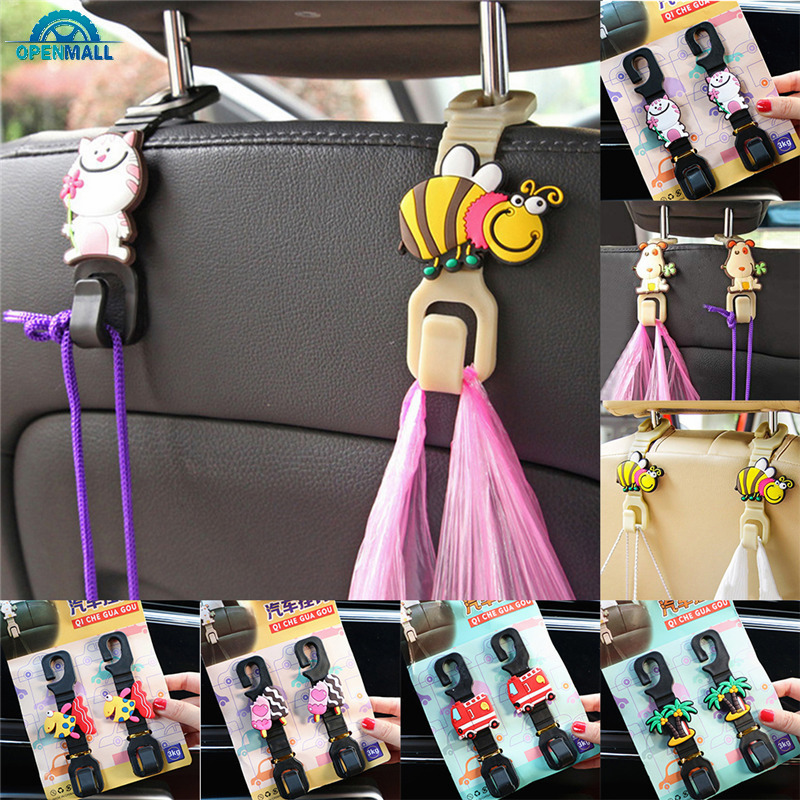 Set 2 Móc Treo Đồ Gắn Ghế Xe Ô Tô Tiện Lợi