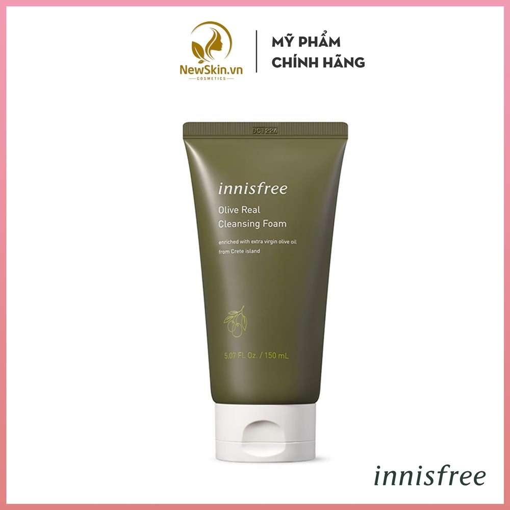 Sữa Rửa Mặt Dưỡng Ẩm Từ Olive Innisfree Olive Real Cleansing Foam 150ml