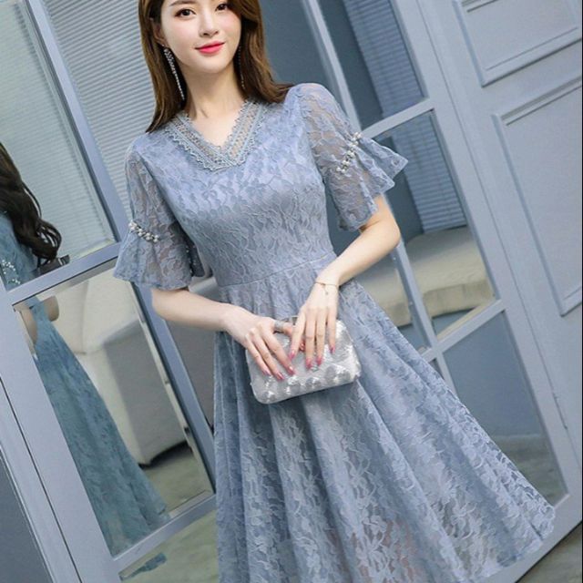 ĐẦM XÒE REN TAY NGẮN