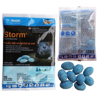 Hộp thuốc diệt chuột Storm (hộp 5 gói x 20 viên)
