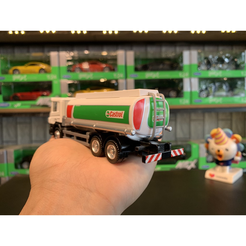 Mô hình hợp kim xe tải chở dầu SCANIA tỉ lệ 1:64