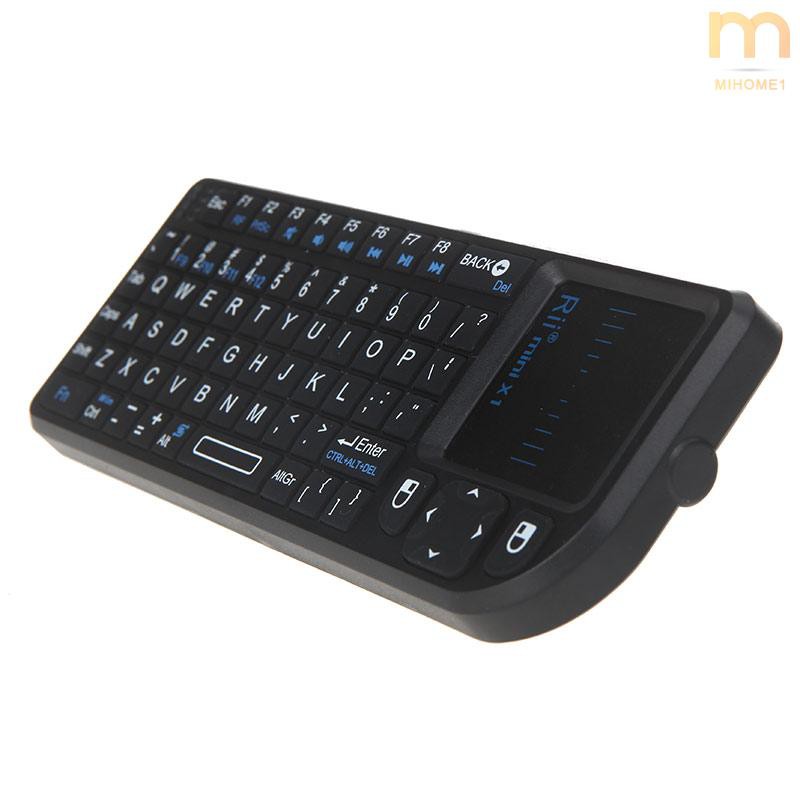 Bàn Phím Tích Hợp Chuột Không Dây Mi Rii Mini X1 2.4g Cho Pc Notebook Smart Tv