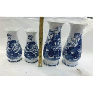 Bình hoa men xanh thờ cúng Bát Tràng