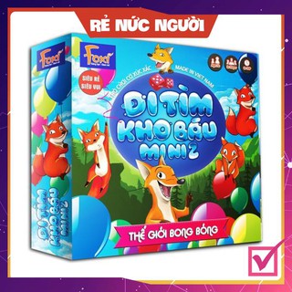 [SALE MÙA DỊCH] Board game-Đi tìm kho báu mini 2 Foxi-đồ chơi phát triển tư duy-dễ chơi-vui nhộn-giá siêu rẻ