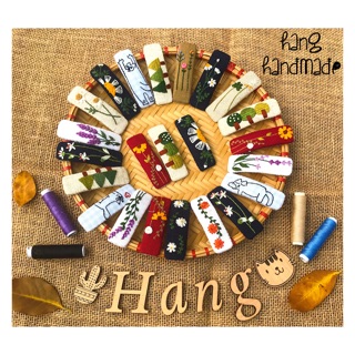 Kẹp tóc thêu tay