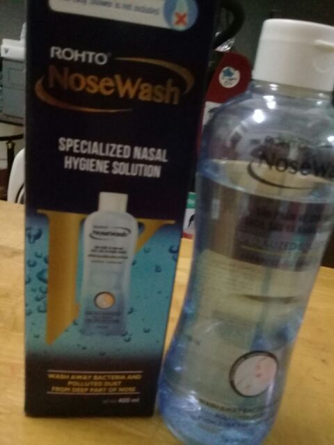 CHÍNH HÃNG 400ML Bộ sản phẩm vệ sinh mũi Rohto Nose Wash 400ml