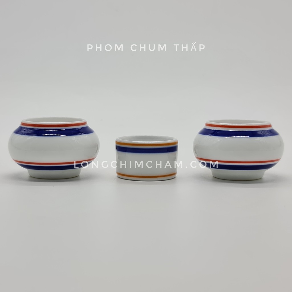 Cóng chào mào - Trắng viền Xanh, Đỏ