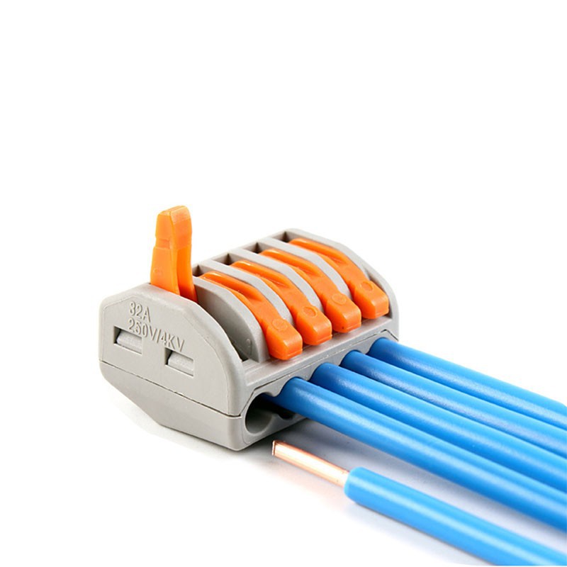 combo 5 Cút nối dây điện KV-413, KV-415 Nối chung 3 dây, 5 dây -cút nối  Wago