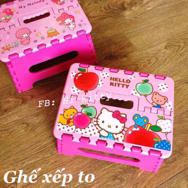 Ghế xếp Hello Kitty