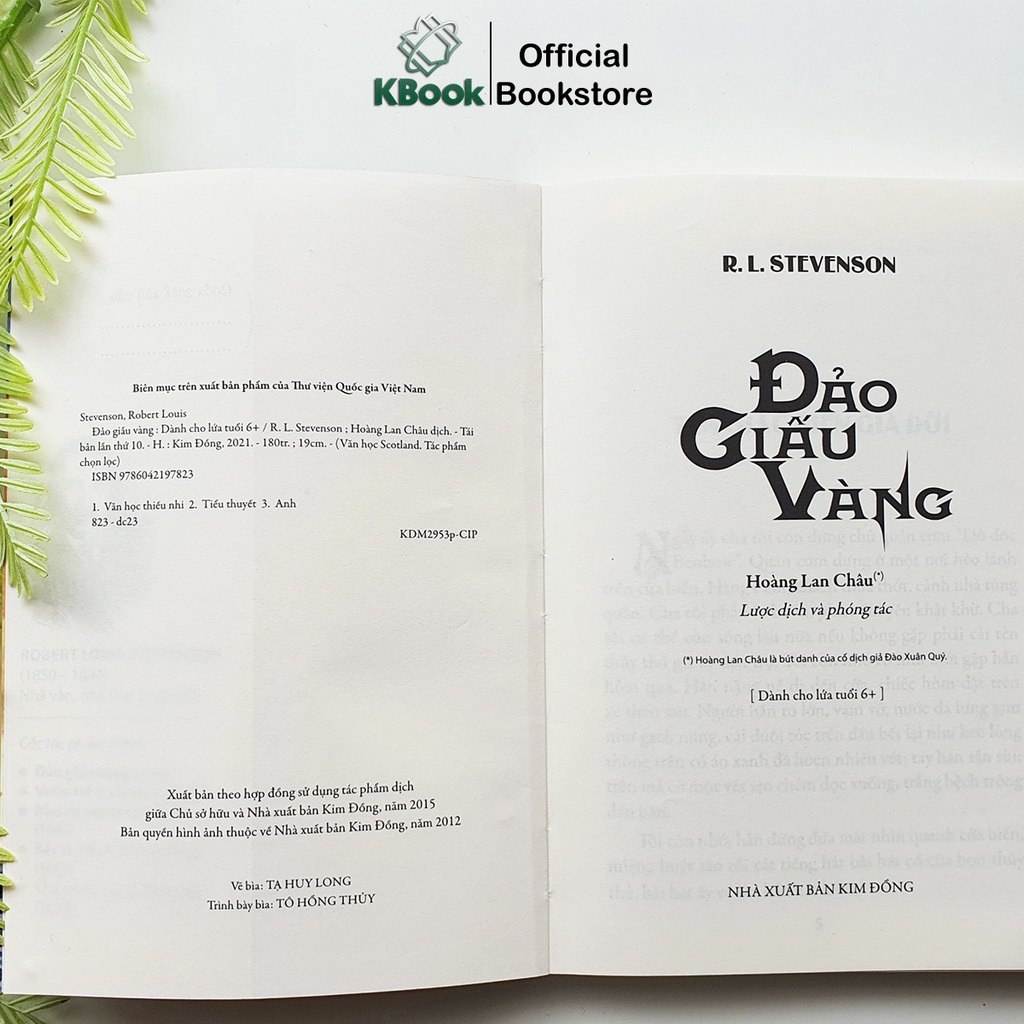 Sách - Đảo giấu vàng - Kim Đồng