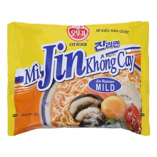 10 GÓI Mì Ottogi Jin Ramen không cay gói 120g