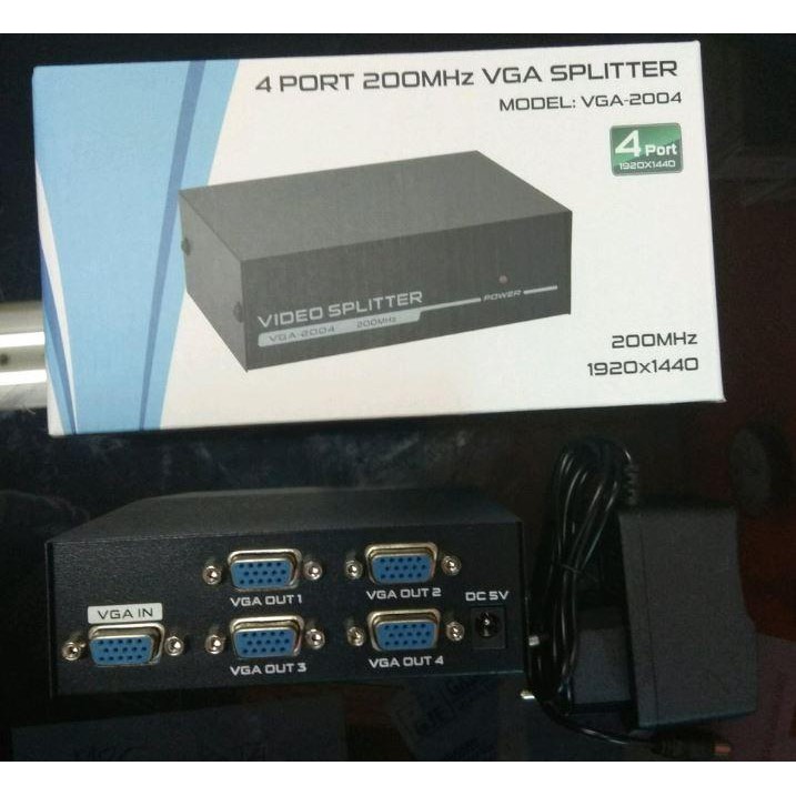 HUB VGA 2 Port 200mhz VGA Splitter (VGA-2002) | BigBuy360 - bigbuy360.vn