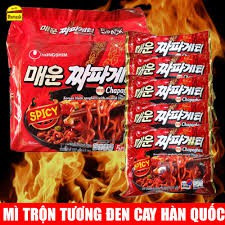 Mì Tương Đen Cay Sachun Chapaghetti Nongshim 137g