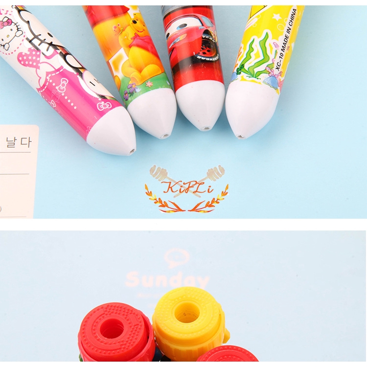 Bút Bi 10 Màu Cho Học Sinh