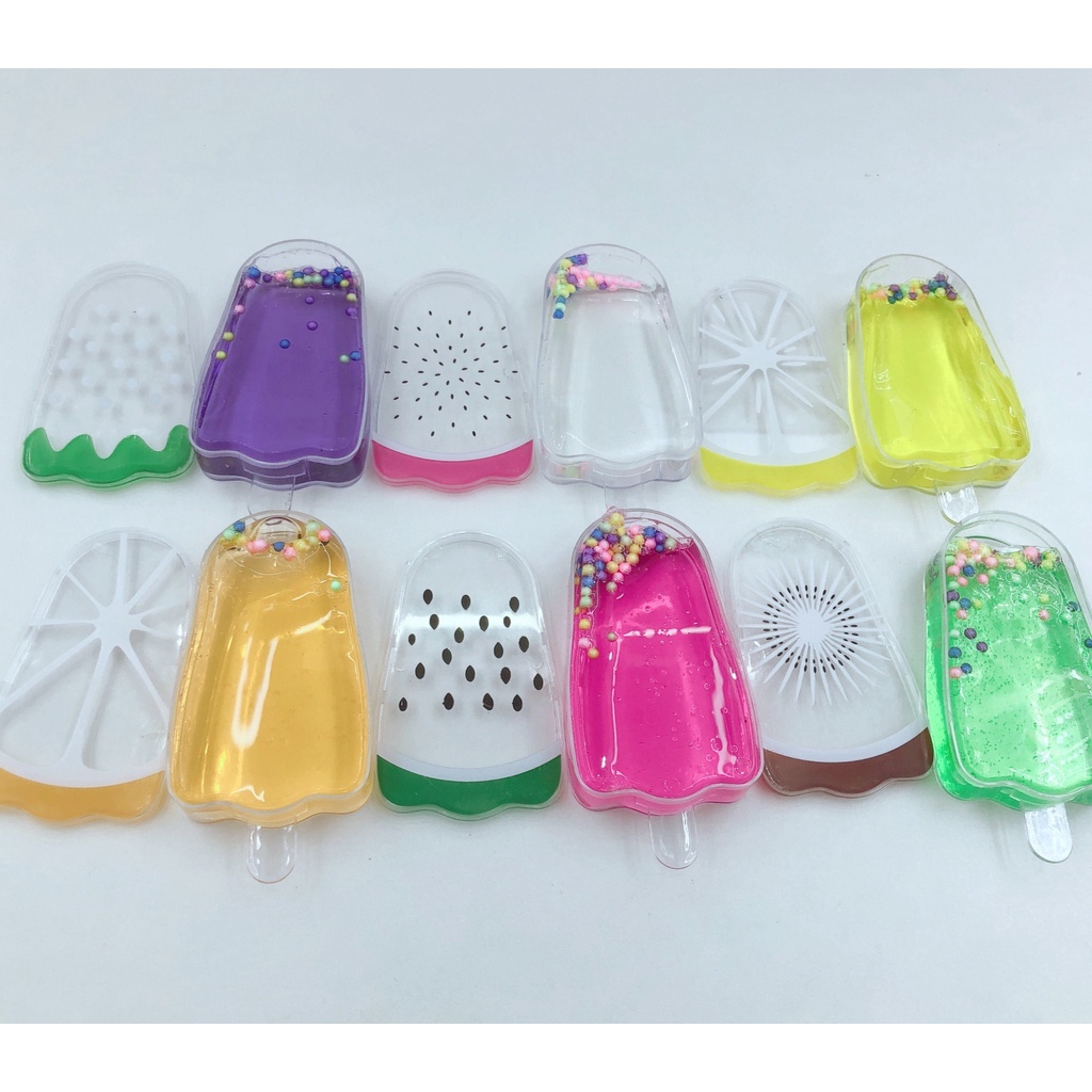 SLIME KEM MÚT KEM QUE TRÁI CÂY Hoa Quả nhiều mẫu cực đẹp thiết kế độc đáo ấn tượng Đồ chơi Slam Gudetama